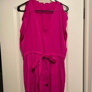 Rachel Roy fuchsia tulip hem dress